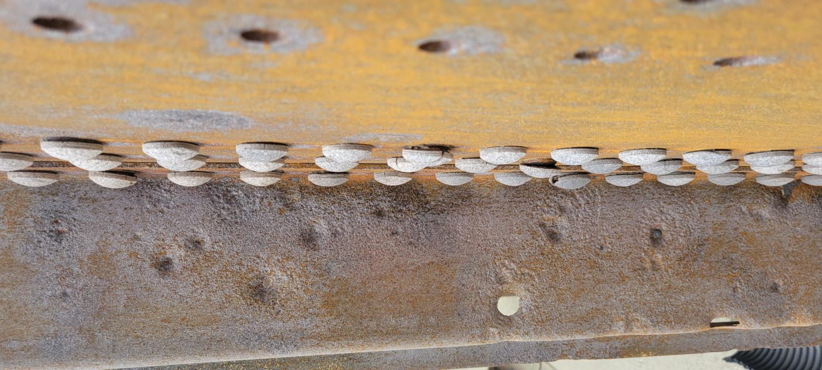 Alasta Seal flexible polyurea applied to a manufactured home roof