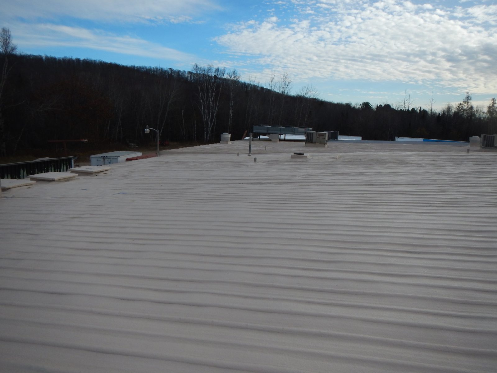 Metal roof coating — Roof job 10